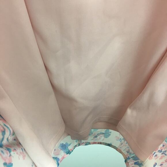 Love Reign Floral Lace Back Mini Dress Pink Large - Picture 5 of 13